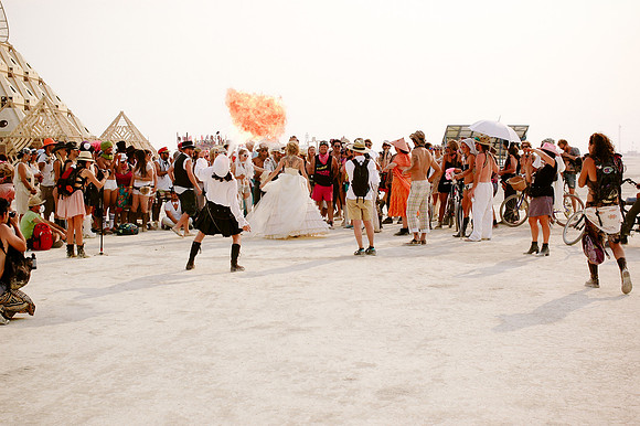 Burning Man Wedding