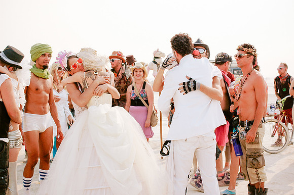 Burning Man Wedding