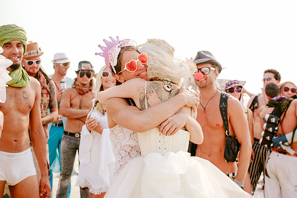Burning Man Wedding