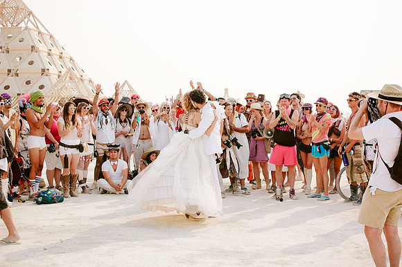 Burning Man Wedding