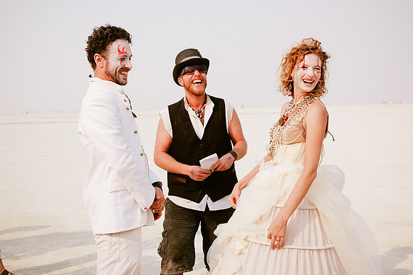Burning Man Wedding