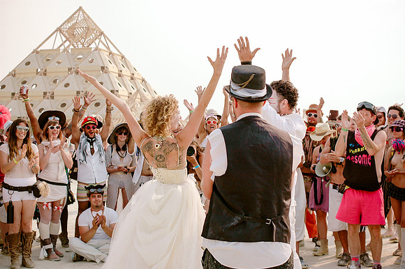 Burning Man Wedding