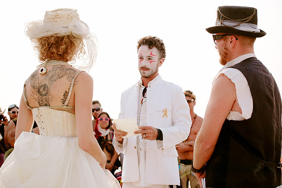 Burning Man Wedding